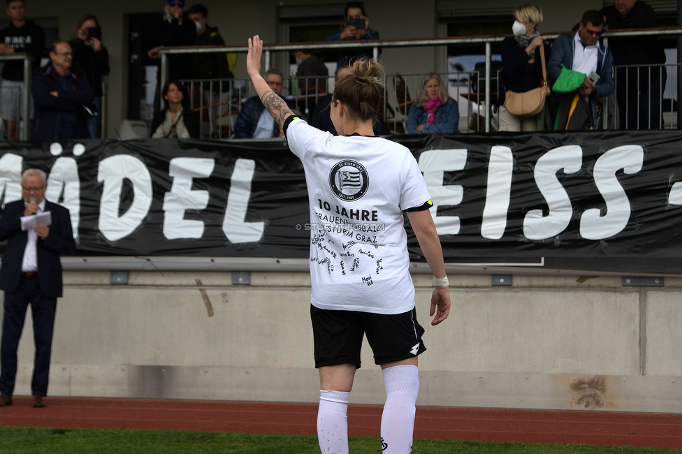 Sturm Damen - Austria Wien Landhaus
OEFB Frauen Bundesliga, 18. Runde, SK Sturm Graz Damen - SG Austria Wien USC Landhaus, Trainingszentrum Messendor Graz, 30.05.2021. 

Foto zeigt Stefanie Kovacs (Sturm Damen)
