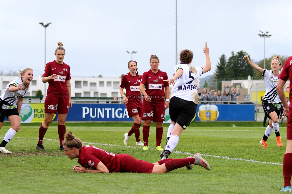 Sturm Damen - Austria Wien Landhaus
OEFB Frauen Bundesliga, 18. Runde, SK Sturm Graz Damen - SG Austria Wien USC Landhaus, Trainingszentrum Messendor Graz, 30.05.2021. 

Foto zeigt Julia Magerl (Sturm Damen)
