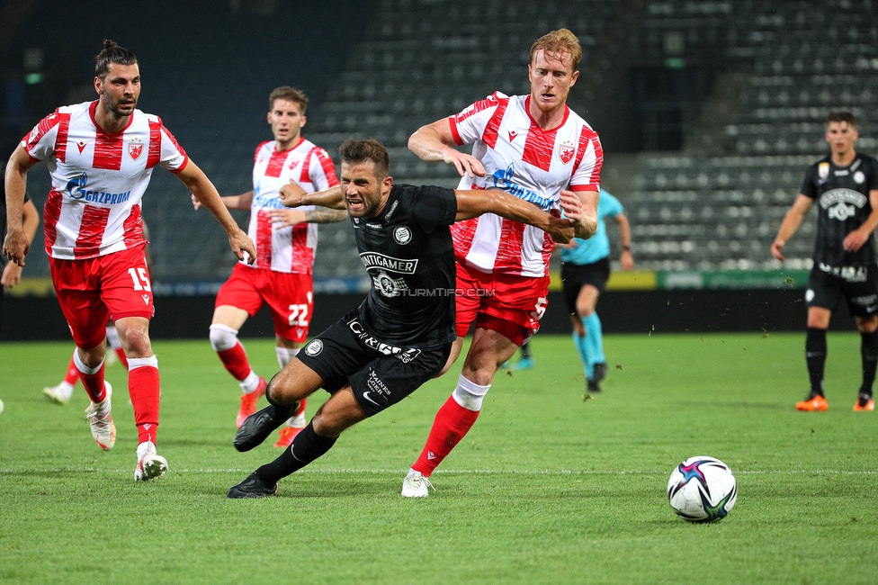 Sturm Graz - Roter Stern Belgrad
Testspiel, SK Sturm Graz - FK Roter Stern Belgrad, Stadion Liebenau Graz, 08.07.2021. 

Foto zeigt Andreas Kuen (Sturm)
