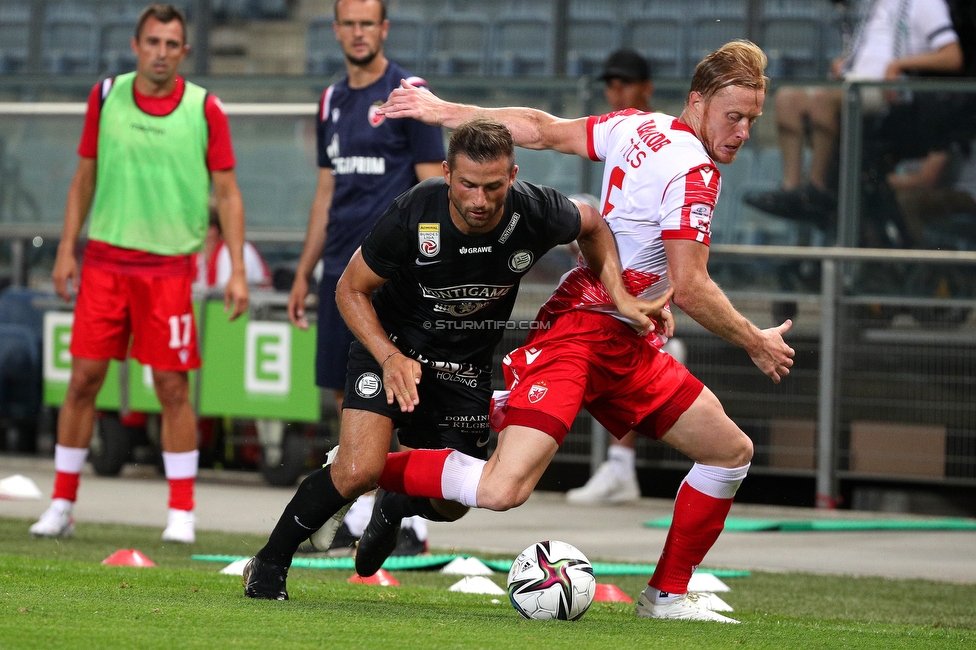 Sturm Graz - Roter Stern Belgrad
Testspiel, SK Sturm Graz - FK Roter Stern Belgrad, Stadion Liebenau Graz, 08.07.2021. 

Foto zeigt Andreas Kuen (Sturm)
