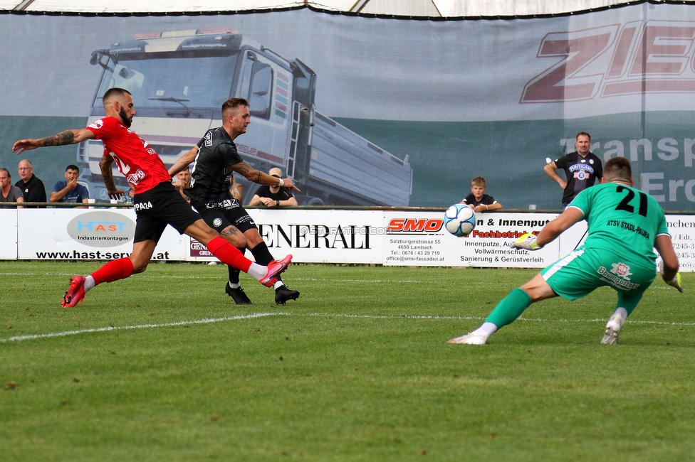 Stadl-Paura - Sturm Graz
OEFB Cup, 1. Runde, ATSV Stadl-Paura - SK Sturm Graz, Maximilian-Pagl-Stadion Stadl-Paura, 17.07.2021. 

Foto zeigt Jakob Jantscher (Sturm)
