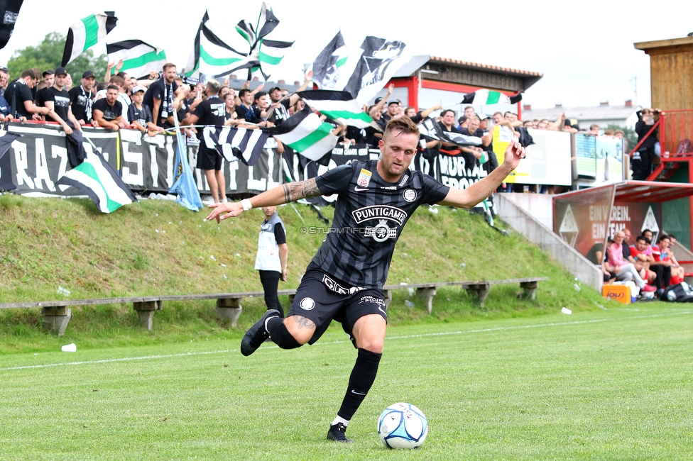 Stadl-Paura - Sturm Graz
OEFB Cup, 1. Runde, ATSV Stadl-Paura - SK Sturm Graz, Maximilian-Pagl-Stadion Stadl-Paura, 17.07.2021. 

Foto zeigt Jakob Jantscher (Sturm)
