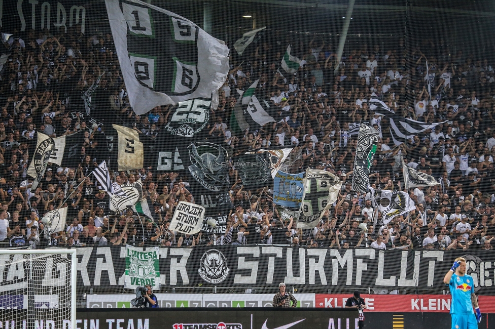 Sturm Graz - RB Salzburg
Oesterreichische Fussball Bundesliga, 1. Runde, SK Sturm Graz - FC RB Salzburg, Stadion Liebenau Graz, 23.07.2021. 

Foto zeigt Fans von Sturm
Schlüsselwörter: sturmflut