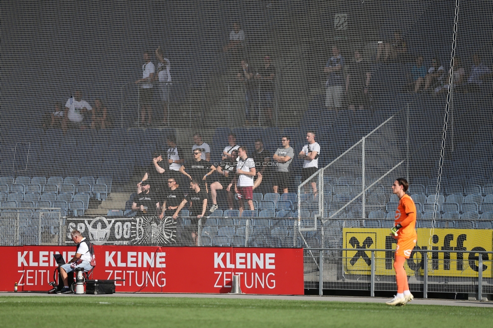 Sturm Graz - Altach
Oesterreichische Fussball Bundesliga, 3. Runde, SK Sturm Graz - SCR Altach, Stadion Liebenau Graz, 07.08.2021. 

Foto zeigt Fans von Altach
