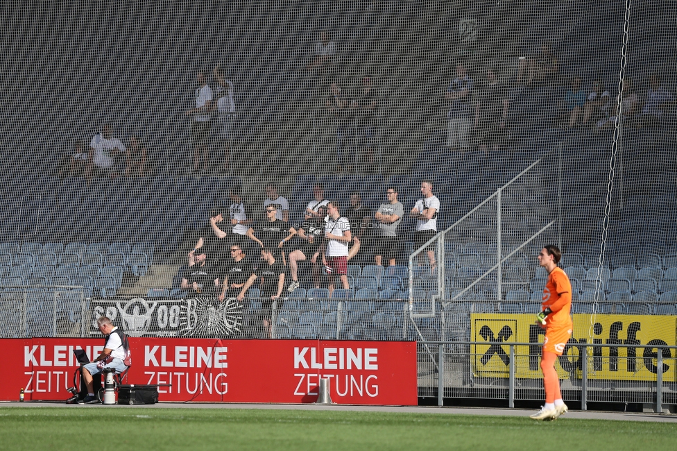 Sturm Graz - Altach
Oesterreichische Fussball Bundesliga, 3. Runde, SK Sturm Graz - SCR Altach, Stadion Liebenau Graz, 07.08.2021. 

Foto zeigt Fans von Altach
