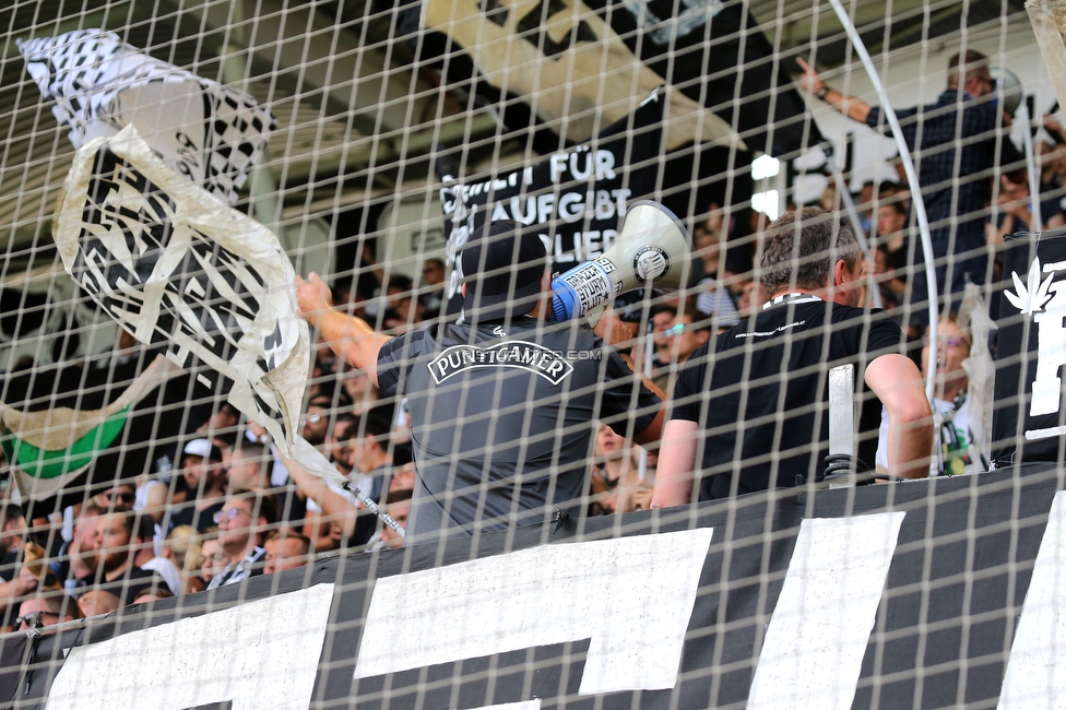 Sturm Graz - Altach
Oesterreichische Fussball Bundesliga, 3. Runde, SK Sturm Graz - SCR Altach, Stadion Liebenau Graz, 07.08.2021. 

Foto zeigt Fans von Sturm
Schlüsselwörter: sturmflut vorsaenger