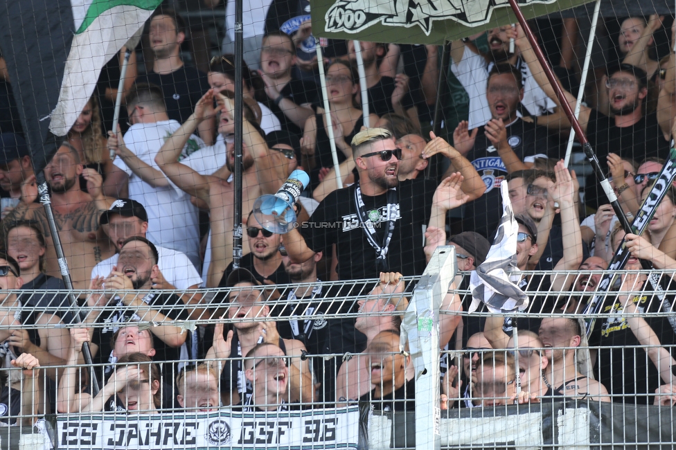 LASK - Sturm Graz
Oesterreichische Fussball Bundesliga, 4. Runde, LASK - SK Sturm Graz, Waldstadion Pasching, 15.08.2021. 

Foto zeigt Fans von Sturm
Schlüsselwörter: sturmflut