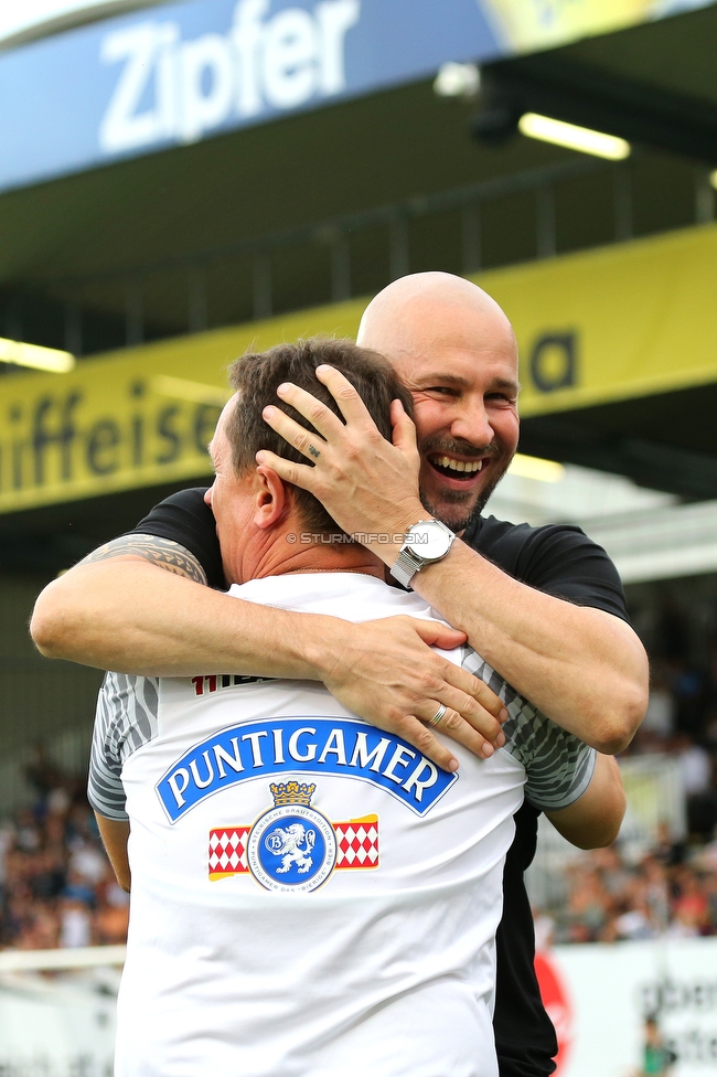 LASK - Sturm Graz
Oesterreichische Fussball Bundesliga, 4. Runde, LASK - SK Sturm Graz, Waldstadion Pasching, 15.08.2021. 

Foto zeigt Christian Ilzer (Cheftrainer Sturm)
