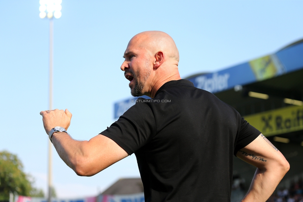 LASK - Sturm Graz
Oesterreichische Fussball Bundesliga, 4. Runde, LASK - SK Sturm Graz, Waldstadion Pasching, 15.08.2021. 

Foto zeigt Christian Ilzer (Cheftrainer Sturm)
