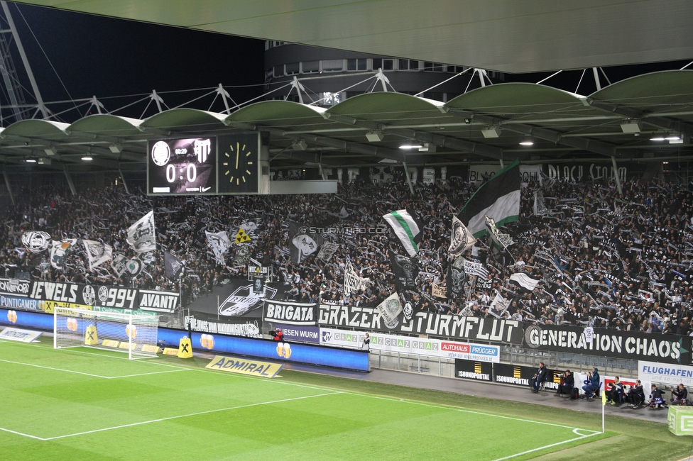 Sturm Graz - Mura
UEFA Europa League Playoff, SK Sturm Graz - NS Mura, Stadion Liebenau Graz, 26.08.2021. 

Foto zeigt Fans von Sturm 
Schlüsselwörter: schals