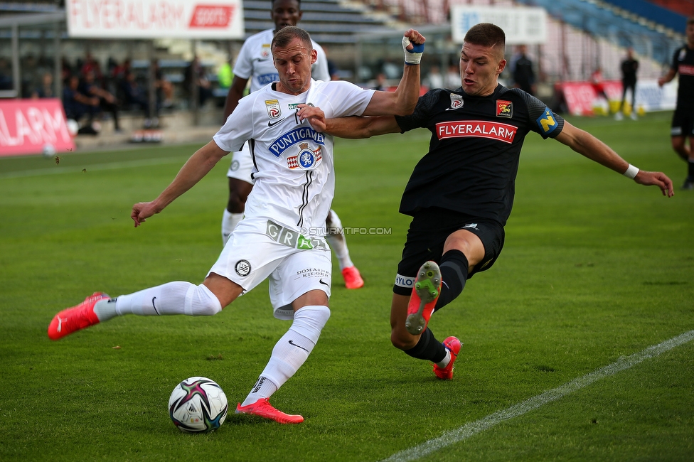 Admira Wacker - Sturm Graz
Oesterreichische Fussball Bundesliga, 6. Runde, FC Admira Wacker - SK Sturm Graz, Stadion Suedstadt Maria Enzersdorf, 29.08.2021. 

Foto zeigt Lukas Jaeger (Sturm)
