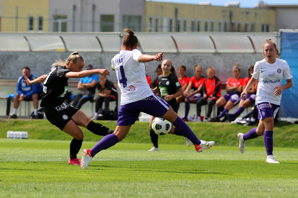 Sturm Damen - FAK Austria Wien
OEFB Frauen Bundesliga, 1. Runde, SK Sturm Graz Damen - FAK Austria Wien,  Trainingszentrum Messendorf Graz, 29.08.2021. 

Foto zeigt
