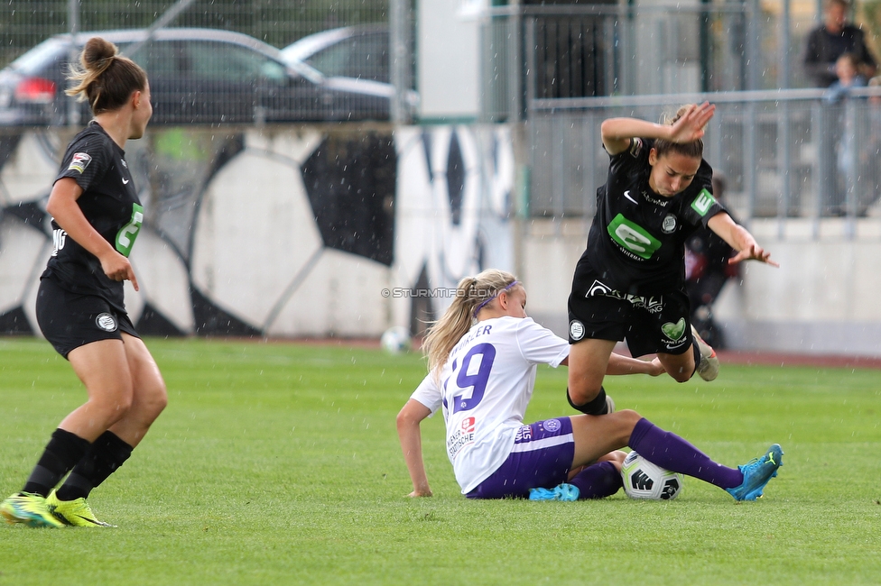 Sturm Damen - FAK Austria Wien
OEFB Frauen Bundesliga, 1. Runde, SK Sturm Graz Damen - FAK Austria Wien,  Trainingszentrum Messendorf Graz, 29.08.2021. 

Foto zeigt
