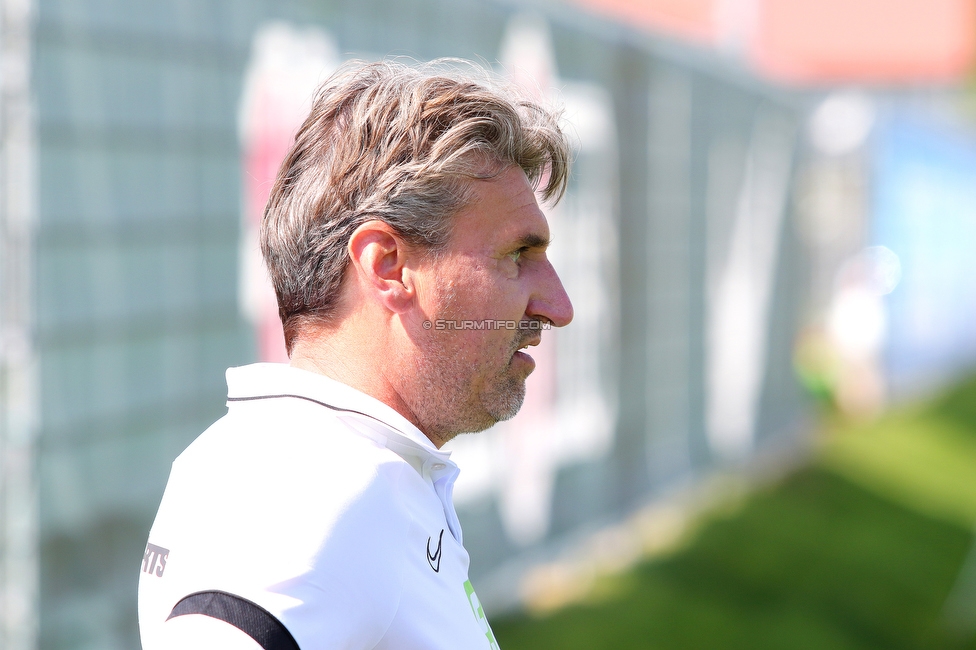 Sturm Damen - Vienna
OEFB Frauen Bundesliga, 2. Runde, SK Sturm Graz Damen - First Vienna FC 1894,  Trainingszentrum Messendorf Graz, 04.09.2021. 

Foto zeigt Christian Lang (Cheftrainer Sturm Damen)
