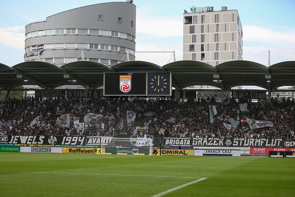 Sturm Graz - Austria Klagenfurt
Oesterreichische Fussball Bundesliga, 7. Runde, SK Sturm Graz - SK Austria Klagenfurt, Stadion Liebenau Graz, 12.09.2021. 

Foto zeigt Fans von Sturm
