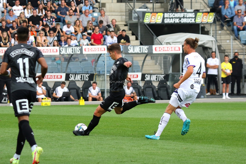 Sturm Graz - Austria Klagenfurt
Oesterreichische Fussball Bundesliga, 7. Runde, SK Sturm Graz - SK Austria Klagenfurt, Stadion Liebenau Graz, 12.09.2021. 

Foto zeigt Ivan Ljubic (Sturm)
