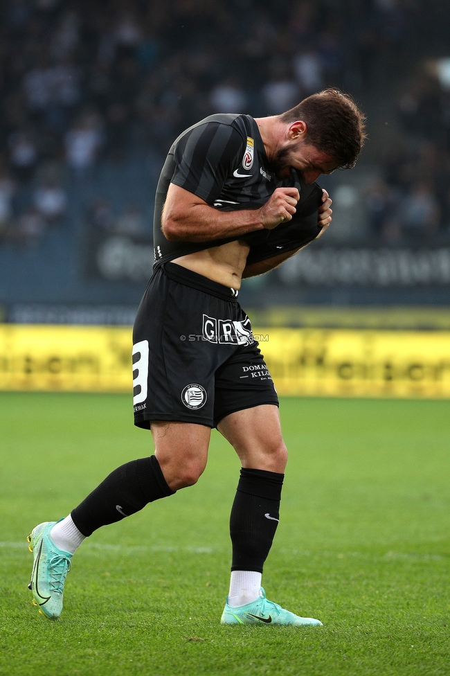 Sturm Graz - Austria Klagenfurt
Oesterreichische Fussball Bundesliga, 7. Runde, SK Sturm Graz - SK Austria Klagenfurt, Stadion Liebenau Graz, 12.09.2021. 

Foto zeigt Otar Kiteishvili (Sturm)
