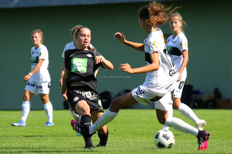 Sturm Damen - Altach Vorderland
OEFB Frauen Bundesliga, 3. Runde, SK Sturm Graz Damen - SPG Altach Vorderland,  STFV Platz Graz, 12.09.2021. 

Foto zeigt Lilli Purtscheller (Sturm Damen)
