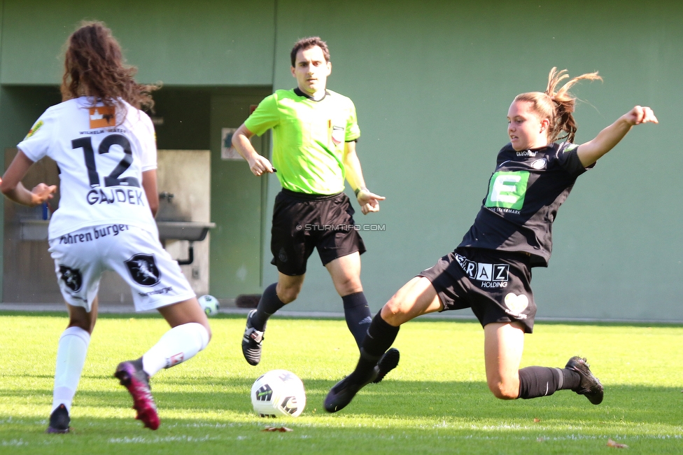 Sturm Damen - Altach Vorderland
OEFB Frauen Bundesliga, 3. Runde, SK Sturm Graz Damen - SPG Altach Vorderland,  STFV Platz Graz, 12.09.2021. 

Foto zeigt Lilli Purtscheller (Sturm Damen)
