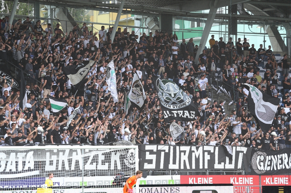 Sturm Graz - WSG Tirol
Oesterreichische Fussball Bundesliga, 8. Runde, SK Sturm Graz - WSG Tirol, Stadion Liebenau Graz, 19.09.2021. 

Foto zeigt Fans von Sturm
Schlüsselwörter: sturmflut