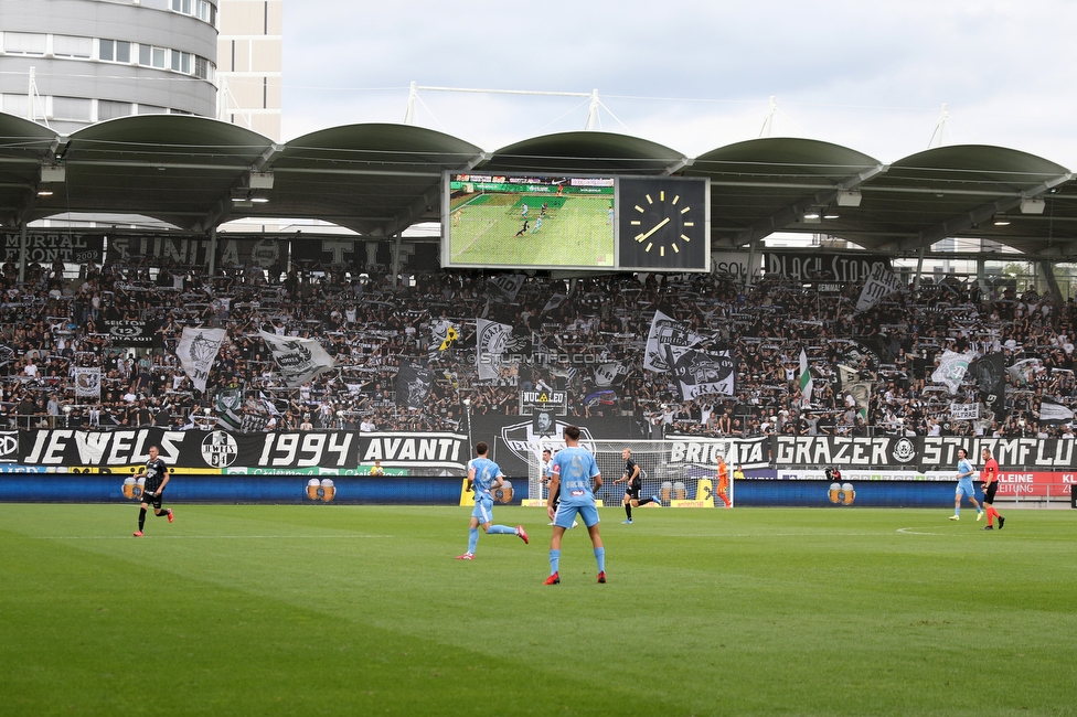 Sturm Graz - WSG Tirol
Oesterreichische Fussball Bundesliga, 8. Runde, SK Sturm Graz - WSG Tirol, Stadion Liebenau Graz, 19.09.2021. 

Foto zeigt Fans von Sturm
