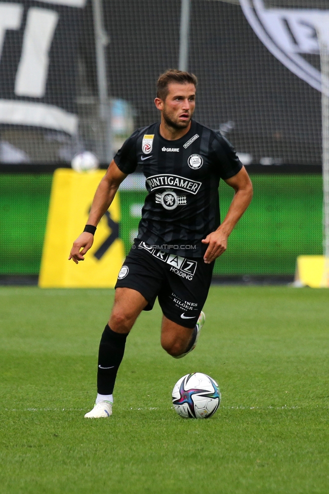 Sturm Graz - WSG Tirol
Oesterreichische Fussball Bundesliga, 8. Runde, SK Sturm Graz - WSG Tirol, Stadion Liebenau Graz, 19.09.2021. 

Foto zeigt Andreas Kuen (Sturm)
