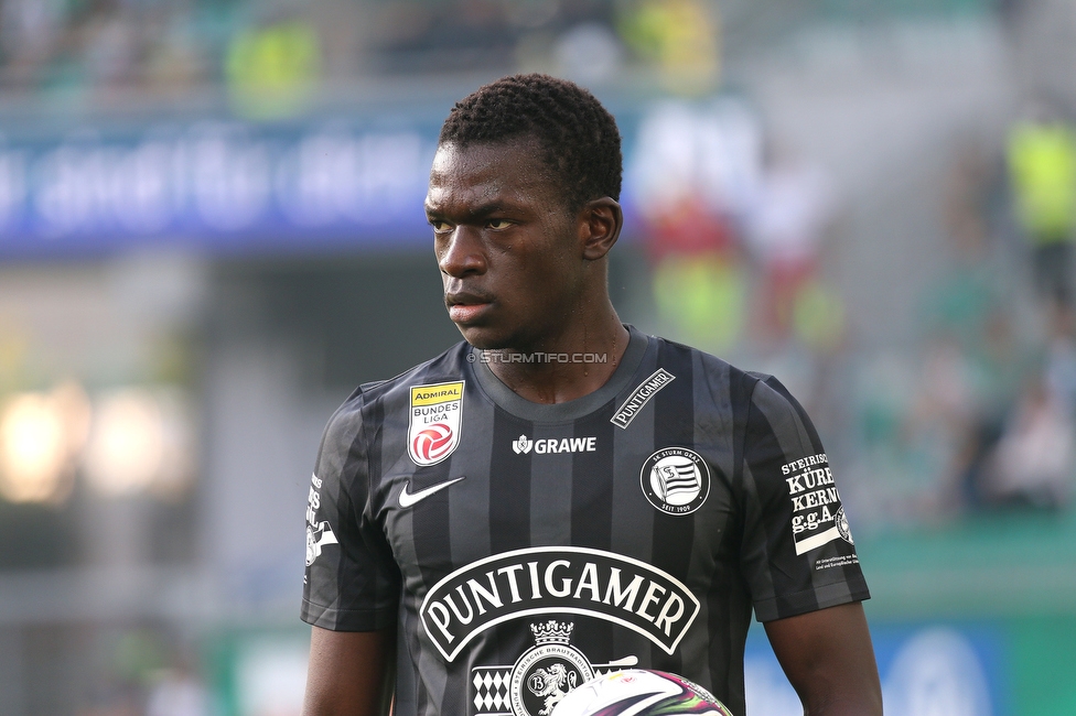 Rapid Wien - Sturm Graz
Oesterreichische Fussball Bundesliga, 9. Runde, SK Rapid Wien - SK Sturm Graz, Weststadion Wien, 26.09.2021. 

Foto zeigt Amadou Dante (Sturm)
