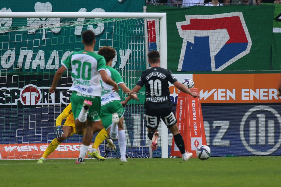 Rapid Wien - Sturm Graz
Oesterreichische Fussball Bundesliga, 9. Runde, SK Rapid Wien - SK Sturm Graz, Weststadion Wien, 26.09.2021. 

Foto zeigt Otar Kiteishvili (Sturm)
Schlüsselwörter: tor