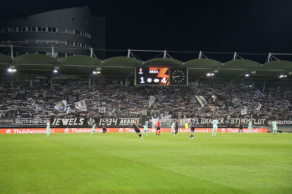 Sturm Graz - Eindhoven
UEFA Europa League Gruppenphase 2. Spieltag, SK Sturm Graz - PSV Eindhoven, Stadion Liebenau, Graz, 30.09.2021. 

Foto zeigt
