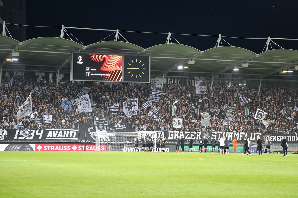 Sturm Graz - Eindhoven
UEFA Europa League Gruppenphase 2. Spieltag, SK Sturm Graz - PSV Eindhoven, Stadion Liebenau, Graz, 30.09.2021. 

Foto zeigt
