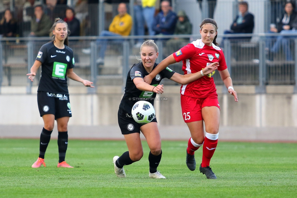 Sturm Damen - Altenmarkt
OEFB Frauen Bundesliga, 5. Runde, SK Sturm Graz Damen - SKV Altenmarkt, Trainingszentrum Messendorf, Graz, 02.10.2021. 

Foto zeigt Anna Maria Wirnsberger (Sturm Damen)
