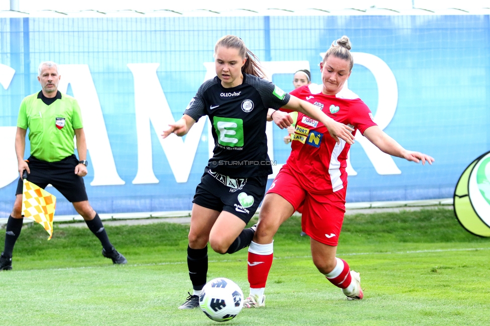 Sturm Damen - Altenmarkt
OEFB Frauen Bundesliga, 5. Runde, SK Sturm Graz Damen - SKV Altenmarkt, Trainingszentrum Messendorf, Graz, 02.10.2021. 

Foto zeigt Lilli Purtscheller (Sturm Damen)
