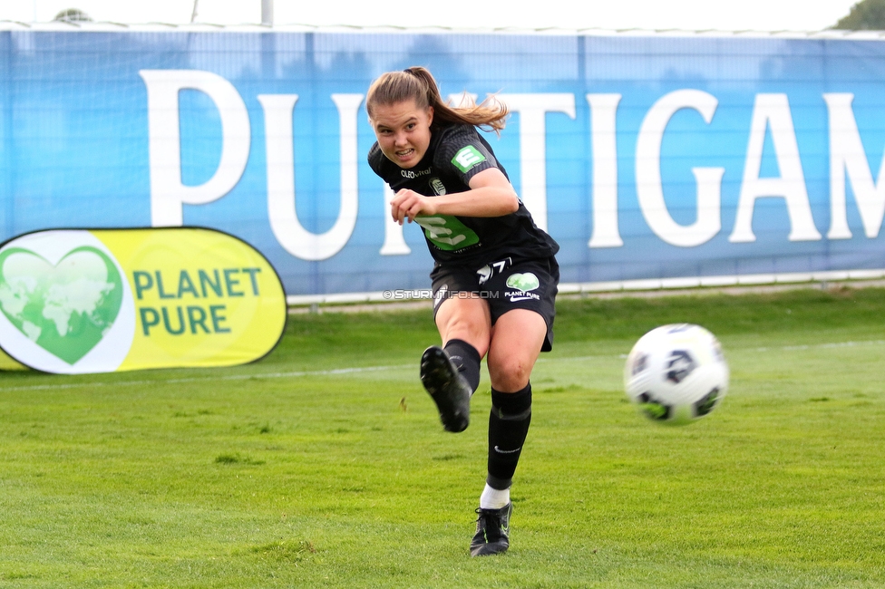 Sturm Damen - Altenmarkt
OEFB Frauen Bundesliga, 5. Runde, SK Sturm Graz Damen - SKV Altenmarkt, Trainingszentrum Messendorf, Graz, 02.10.2021. 

Foto zeigt Lilli Purtscheller (Sturm Damen)
