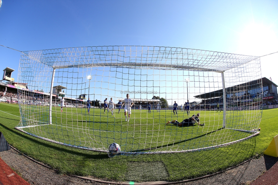 Hartberg - Sturm Graz
Oesterreichische Fussball Bundesliga, 10. Runde, TSV Hartberg - SK Sturm Graz, Arena Hartberg, 03.10.2021. 

Foto zeigt Jakob Jantscher (Sturm) und Raphael Sallinger (Hartberg)
Schlüsselwörter: tor