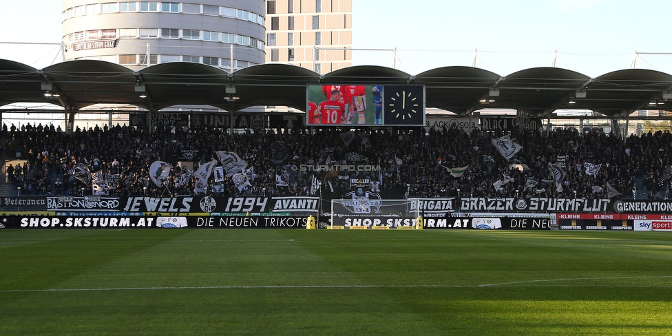 Sturm Graz - Ried
Oesterreichische Fussball Bundesliga, 11. Runde, SK Sturm Graz - SV Ried, Stadion Liebenau Graz, 17.10.2021. 

Foto zeigt Fans von Sturm
