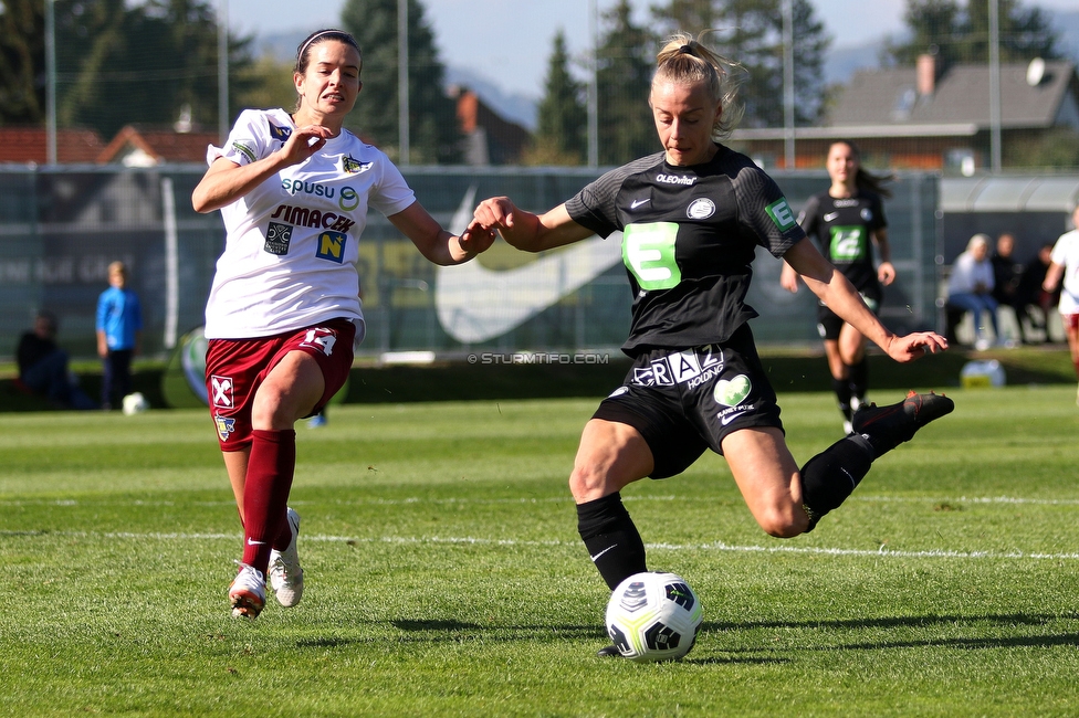 Sturm Damen - St. Poelten
OEFB Frauen Bundesliga, 7. Runde, SK Sturm Graz Damen - SKN St. Poelten Frauen, Trainingszentrum Messendorf, Graz, 17.10.2021. 

Foto zeigt Sophie Hillebrand (Sturm Damen)
