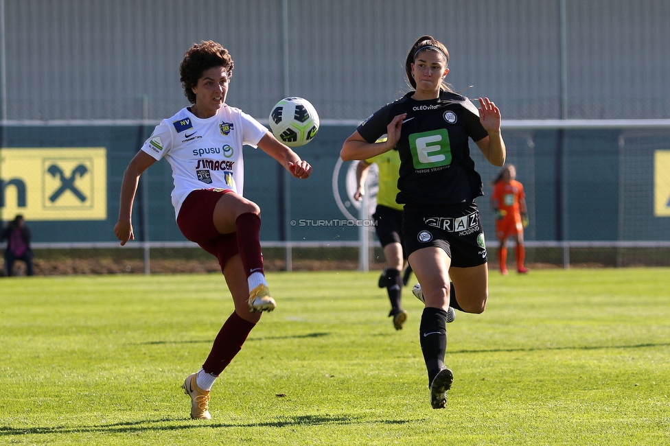 Sturm Damen - St. Poelten
OEFB Frauen Bundesliga, 7. Runde, SK Sturm Graz Damen - SKN St. Poelten Frauen, Trainingszentrum Messendorf, Graz, 17.10.2021. 

Foto zeigt Anna Malle (Sturm Damen)
