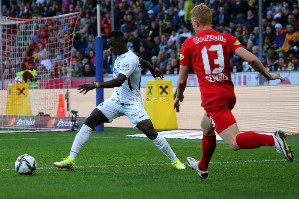 Salzburg - Sturm Graz
Oesterreichische Fussball Bundesliga, 12. Runde, FC RB Salzburg - SK Sturm Graz, Stadion Wals-Siezenheim, 24.10.2021. 

Foto zeigt Amadou Dante (Sturm)
