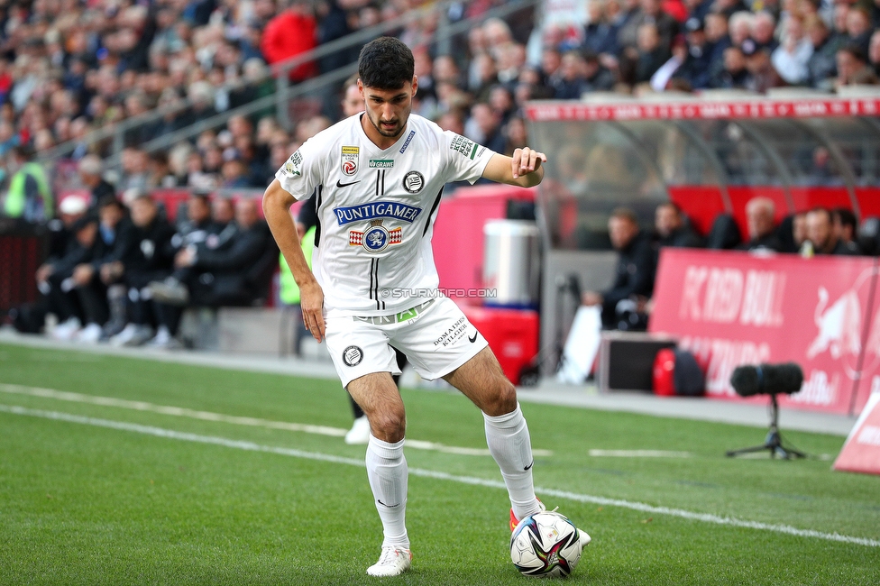 Salzburg - Sturm Graz
Oesterreichische Fussball Bundesliga, 12. Runde, FC RB Salzburg - SK Sturm Graz, Stadion Wals-Siezenheim, 24.10.2021. 

Foto zeigt Alexandar Borkovic (Sturm)
