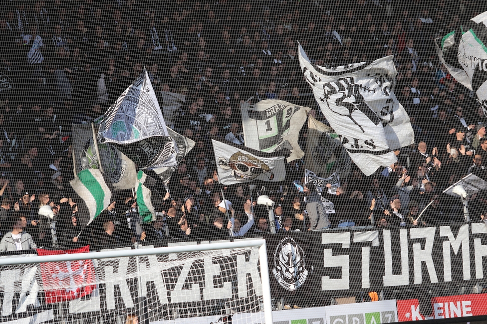 Sturm Graz - Wolfsberg
Oesterreichische Fussball Bundesliga, 13. Runde, SK Sturm Graz - Wolfsberger AC, Stadion Liebenau Graz, 31.10.2021. 

Foto zeigt Fans von Sturm
