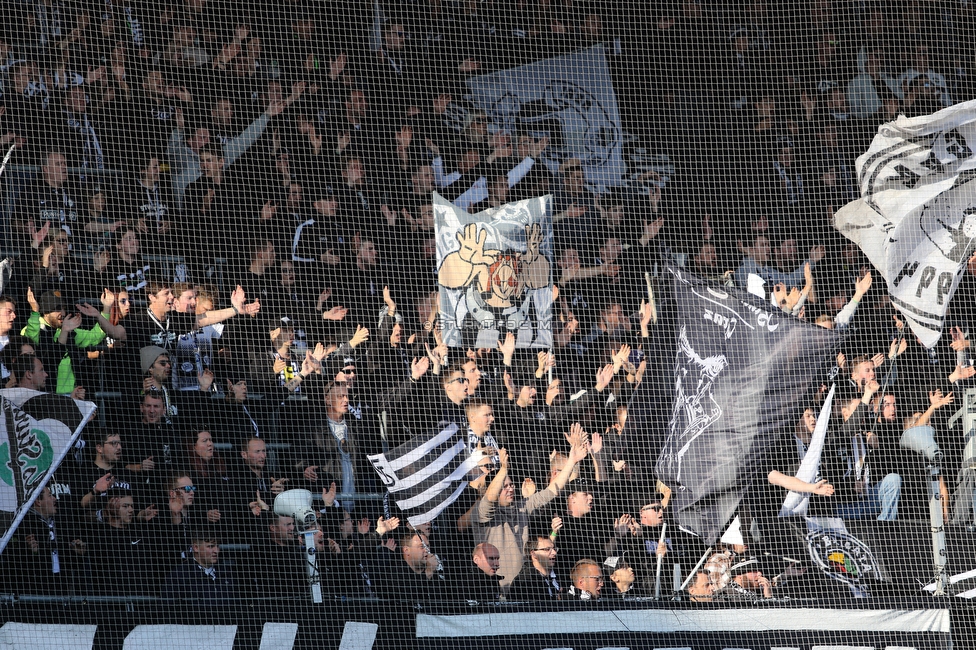 Sturm Graz - Wolfsberg
Oesterreichische Fussball Bundesliga, 13. Runde, SK Sturm Graz - Wolfsberger AC, Stadion Liebenau Graz, 31.10.2021. 

Foto zeigt Fans von Sturm
