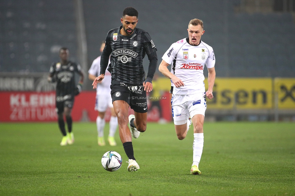 Sturm Graz - LASK
Oesterreichische Fussball Bundesliga, 15. Runde, SK Sturm Graz - LASK, Stadion Liebenau Graz, 21.11.2021. 

Foto zeigt Gregory Wuethrich (Sturm)
