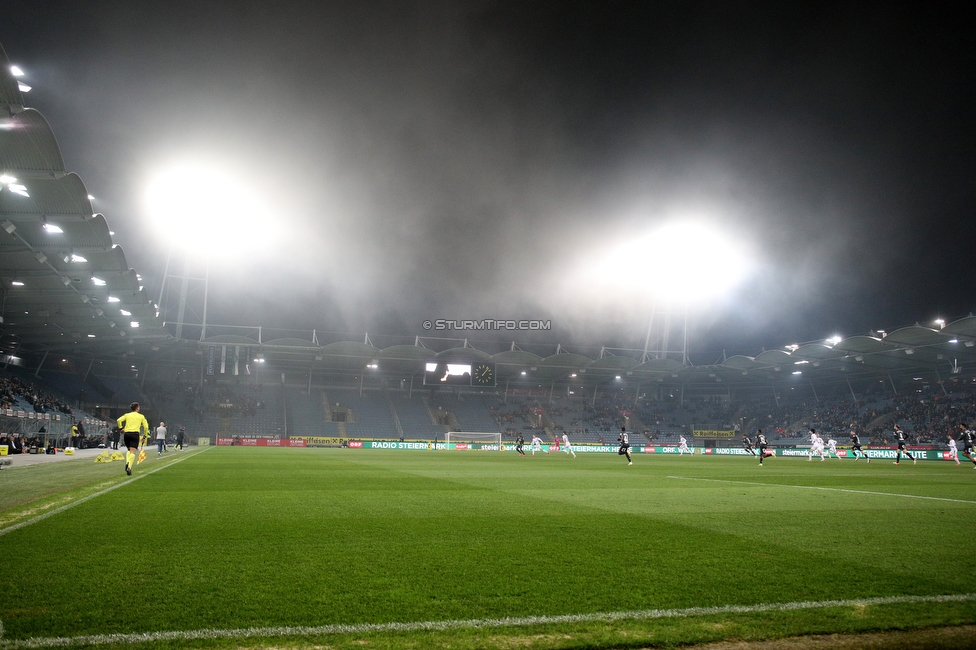 Sturm Graz - LASK
Oesterreichische Fussball Bundesliga, 15. Runde, SK Sturm Graz - LASK, Stadion Liebenau Graz, 21.11.2021. 

Foto zeigt eine Innenansicht im Stadion Liebenau
Schlüsselwörter: wetter