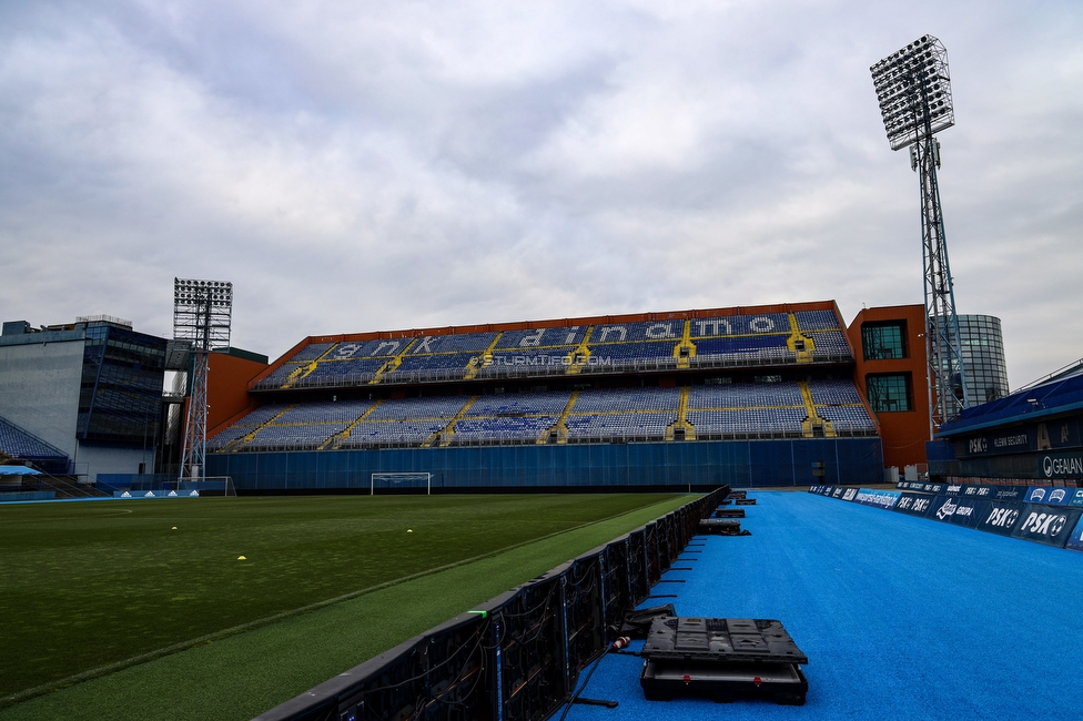 Dinamo Zagreb - Sturm Graz
Testspiel, Dinamo Zagreb - SK Sturm Graz, Stadion Maksimir Zagreb, 23.01.2022. 

Foto zeigt eine Innenansicht im Stadion Maksimir
