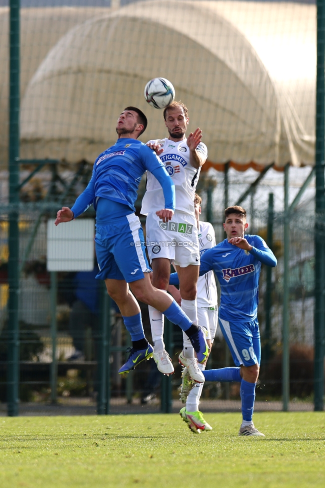 Sturm Graz - Radomlje
Testspiel, SK Sturm Graz - NK Radomlje, Sportlplatz Catez, 29.01.2022. 

Foto zeigt Jon Goronc-Stankovic (Sturm)
