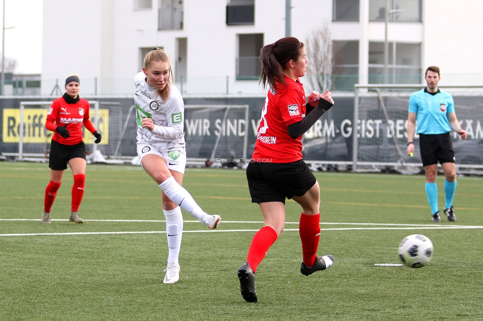 Sturm Damen - Krottendorf
Testspiel, SK Sturm Graz Damen - Wildcats Krottendorf, Trainingszentrum, 29.01.2022. 

Foto zeigt Anna Maria Wirnsberger (Sturm Damen)
