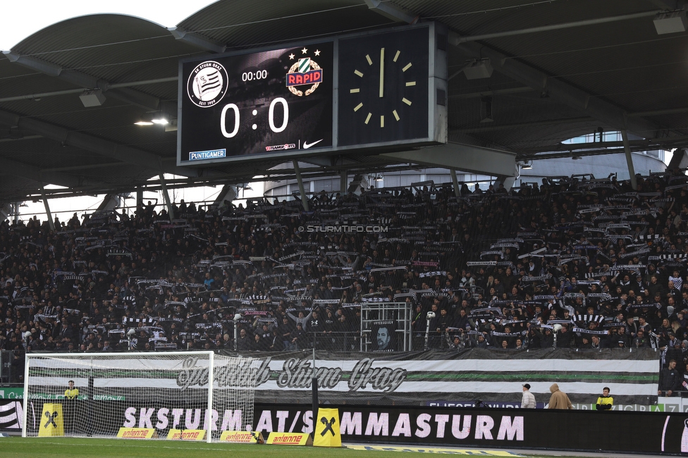Sturm Graz - Rapid Wien
Oesterreichische Fussball Bundesliga, 20. Runde, SK Sturm Graz - SK Rapid Wien, Stadion Liebenau Graz, 20.02.2022. 

Foto zeigt Fans von Sturm
Schlüsselwörter: schals
