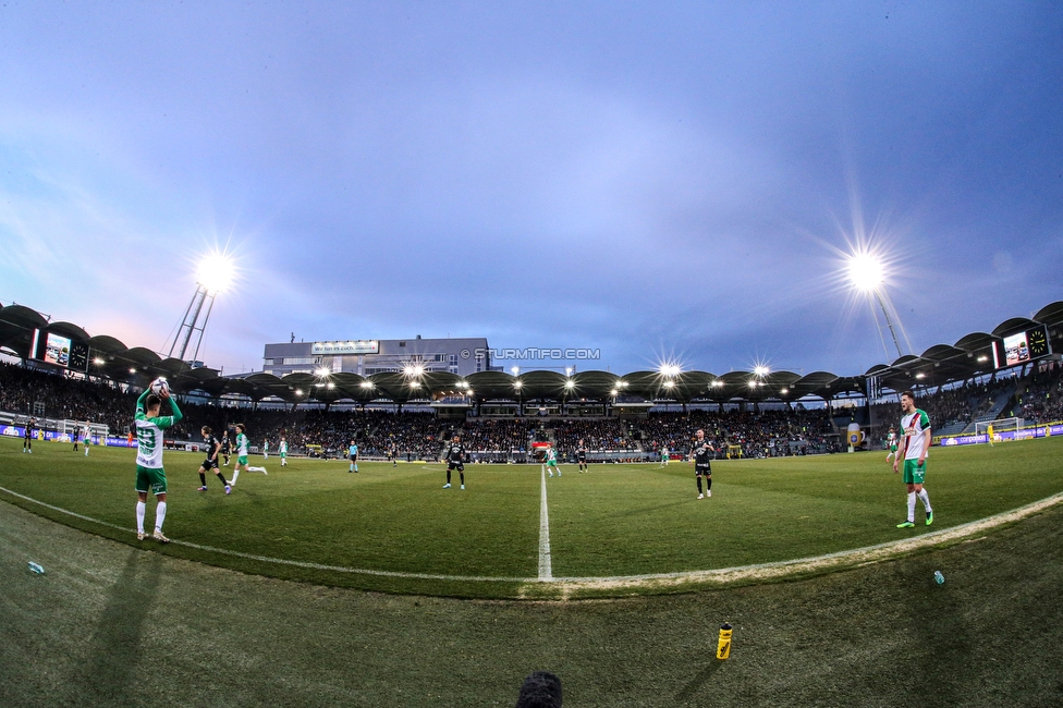 Sturm Graz - Rapid Wien
Oesterreichische Fussball Bundesliga, 20. Runde, SK Sturm Graz - SK Rapid Wien, Stadion Liebenau Graz, 20.02.2022. 

Foto zeigt eine Innenansicht im Stadion Liebenau
