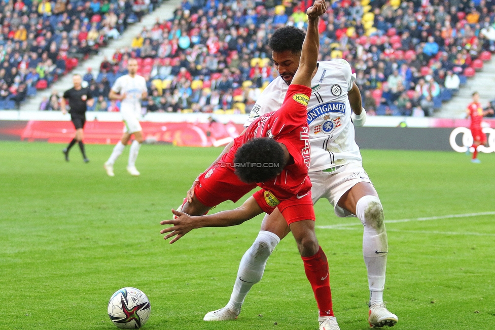 RB Salzburg - Sturm Graz
Oesterreichische Fussball Bundesliga, 23. Runde, FC RB Salzburg - SK Sturm Graz, Arena Wals-Siezenheim, 13.03.2022. 

Foto zeigt Gregory Wuethrich (Sturm)
