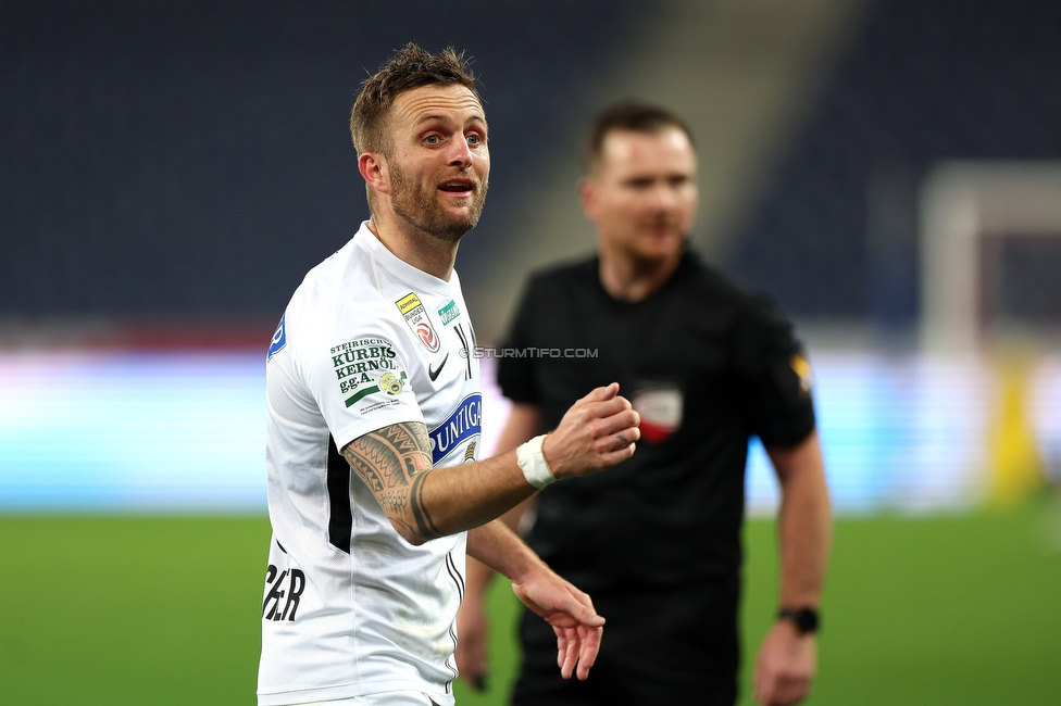 RB Salzburg - Sturm Graz
Oesterreichische Fussball Bundesliga, 23. Runde, FC RB Salzburg - SK Sturm Graz, Arena Wals-Siezenheim, 13.03.2022. 

Foto zeigt Jakob Jantscher (Sturm)
